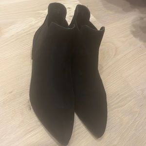 Cole Haan suede black booties, Size 9 1/2B